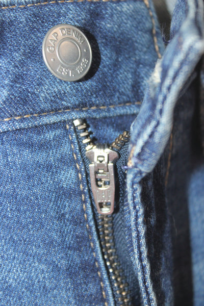 Gap Women Dark Blue Bootcut Jeans Low Rise Inseam 30 Size 27