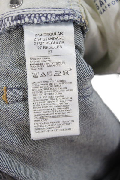 Gap Women Dark Blue Bootcut Jeans Low Rise Inseam 30 Size 27