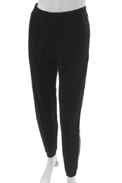 ATM Womens Jogger Sweatpants Black Cashmere Blend Petite Size XS