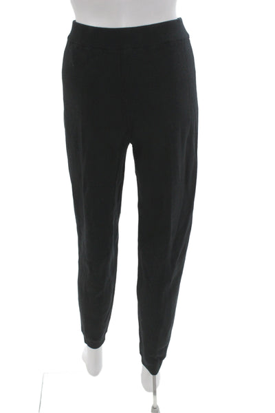 ATM Womens Jogger Sweatpants Black Cashmere Blend Petite Size XS