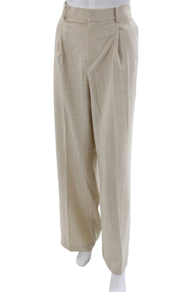 MNG Unisex Dress Pants Beige Size 8