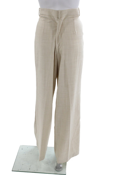 MNG Unisex Dress Pants Beige Size 8