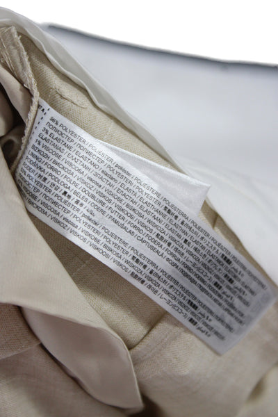 MNG Unisex Dress Pants Beige Size 8