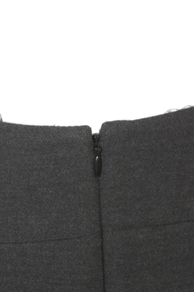 Calvin Klein Womens Black Mini Pencil Skirt Cotton Polyester Size 6