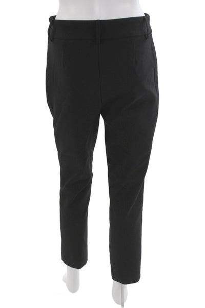 Rachel Zoe Womens Black Cropped Ankle Dress Pants Size 6