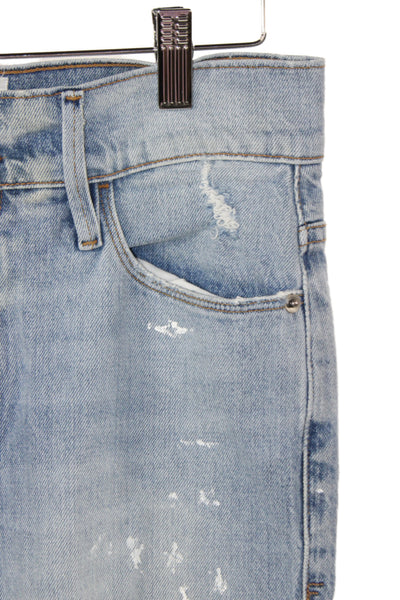 Frame Womens Cropped Boyfriend Jeans Light Blue Size 26