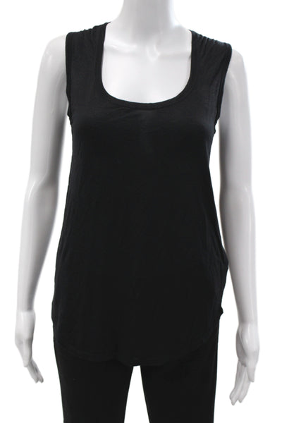 ATM Anthony Thomas Melillo Womens Basic Sleeveless Tank Black Modal Size S