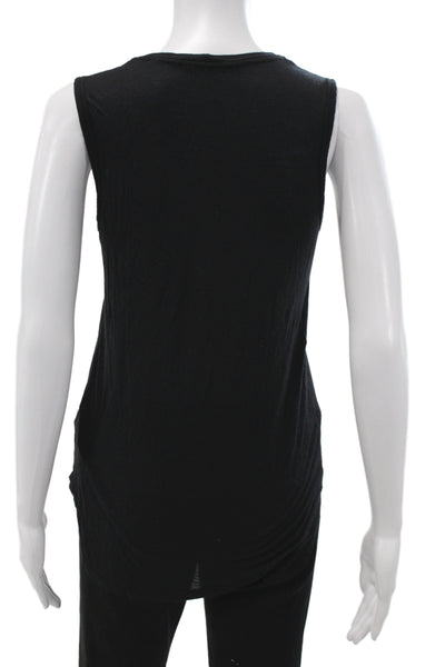 ATM Anthony Thomas Melillo Womens Basic Sleeveless Tank Black Modal Size S