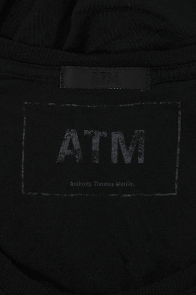 ATM Anthony Thomas Melillo Womens Basic Sleeveless Tank Black Modal Size S