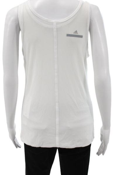 Adidas by Stella McCartney Women Basic White Sleeveless Tank Round Neck Size M