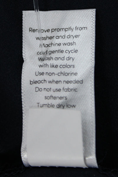 Athleta Womens Basic Sleeveless Tank Dark Blue Crew Neck Size S