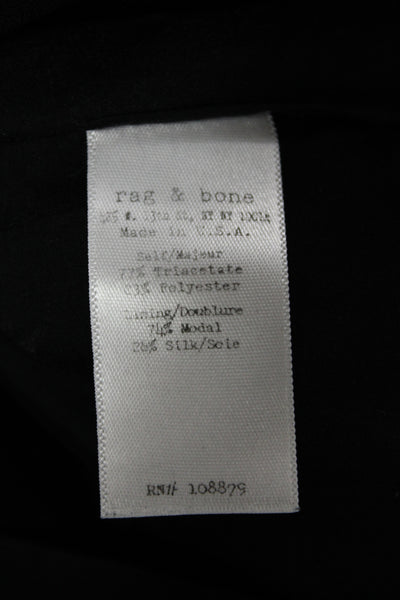 Rag & Bone Womens Sheath Black Sleeveless Knee Length Dress Size 2