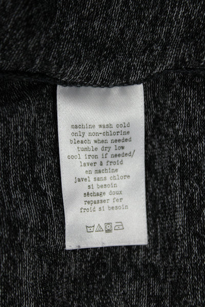 Rag & Bone Jean Womens Dark Gray Crew Neck Short Sleeve T-Shirt Size XS