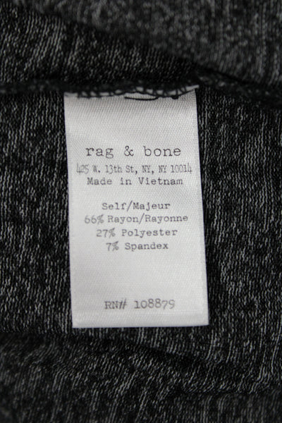 Rag & Bone Jean Women Basic Short Sleeve Round Neck T-Shirt Dark Gray Size S