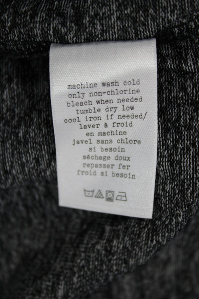 Rag & Bone Jean Women Basic Short Sleeve Round Neck T-Shirt Dark Gray Size S