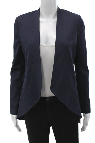 Blaque Label Womens Classic Dark Blue Blazer Long Sleeve Size XS