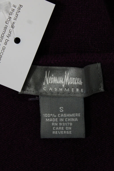 Neiman Marcus Women Purple Cashmere Pullover Sweater Size S