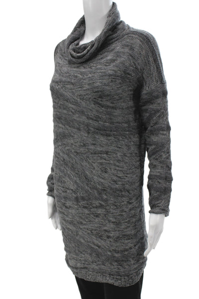 Lafayette 148 New York Unisex Dark Gray Turtleneck Pullover Sweater Size S