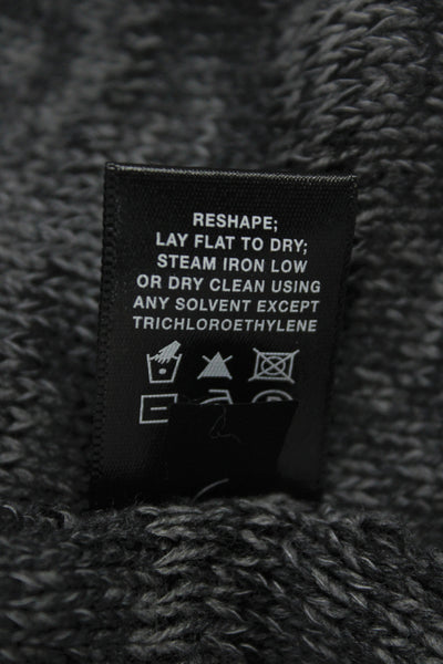 Lafayette 148 New York Unisex Dark Gray Turtleneck Pullover Sweater Size S