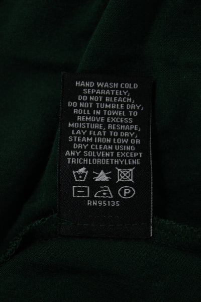 Lafayette 148 New York Women Green Turtleneck Long Sleeve Viscose Size S