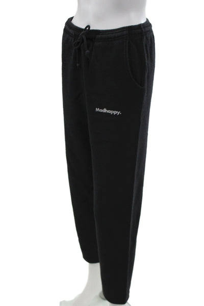Madhappy Unisex Black 100% Cotton Jogger Sweatpants Drawstring Designer Size XS