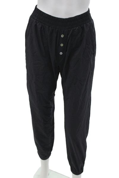 Donni Women's  Nylon Front Buttons Joggers size Xs