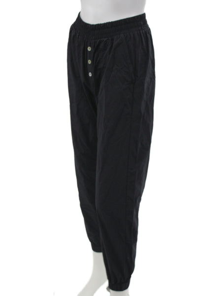 Donni Women's  Nylon Front Buttons Joggers size Xs