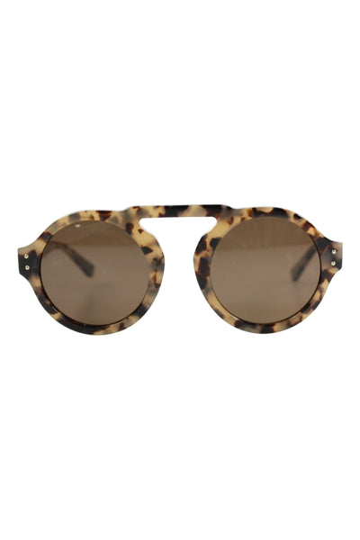 KY for Tura Womens Tortoise Shell Frame Oval Lens Sunglasses Brown