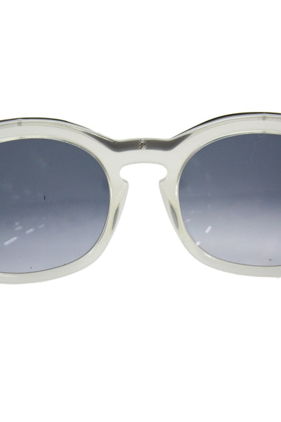KY for Tura Womens Grey Oval Lens Sunglasses Clear