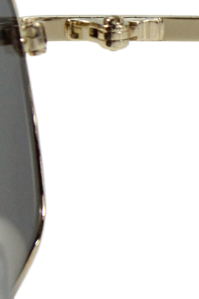 4622497 DMY By DMY Womens Metal Frame Square Frame Olsen Sunglasses Gold
