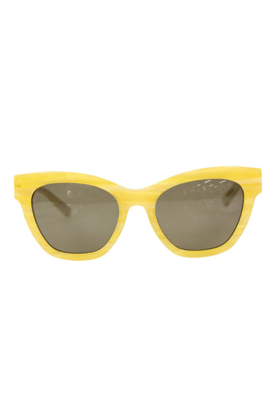 KY for Tura Womens Oval Lens Sunglasses Yellow
