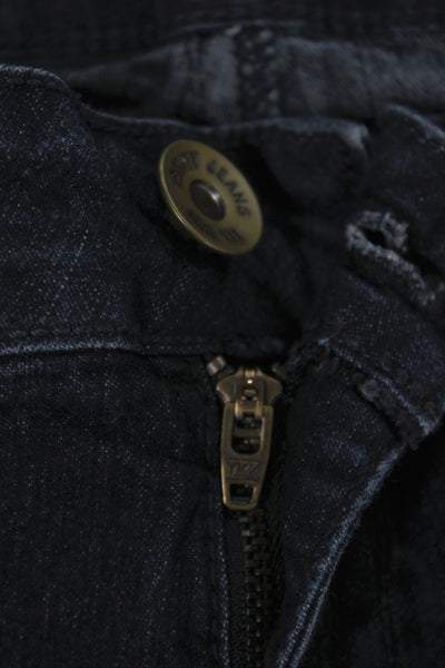 DKNY Jeans Womens Skinny Ankle Mid Rise Jeans Dark Blue Size 12