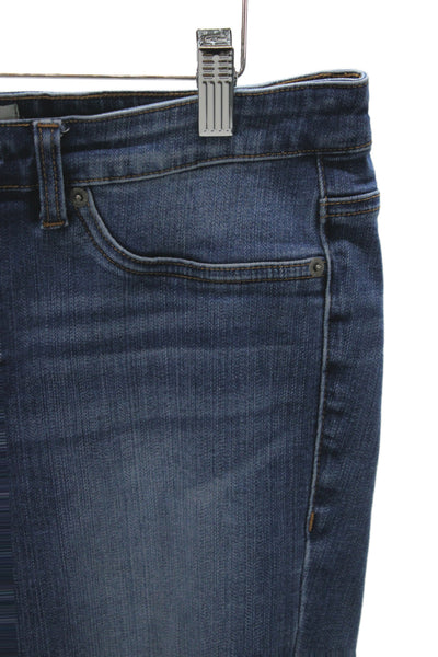 Henry & Belle Womens Ankle Cropped Dark Blue High Rise Jeans Size 30