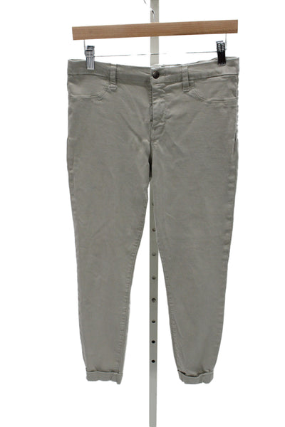 J Brand Womens Ankle Cropped Gray Pants Size 30