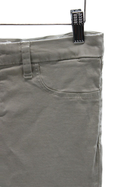 J Brand Womens Ankle Cropped Gray Pants Size 30