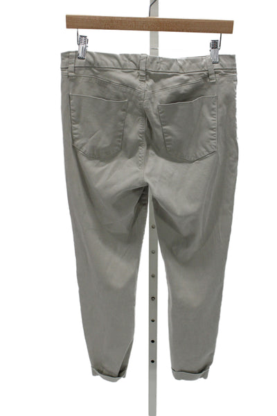 J Brand Womens Ankle Cropped Gray Pants Size 30