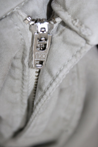 J Brand Womens Ankle Cropped Gray Pants Size 30