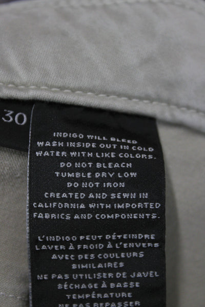 J Brand Womens Ankle Cropped Gray Pants Size 30