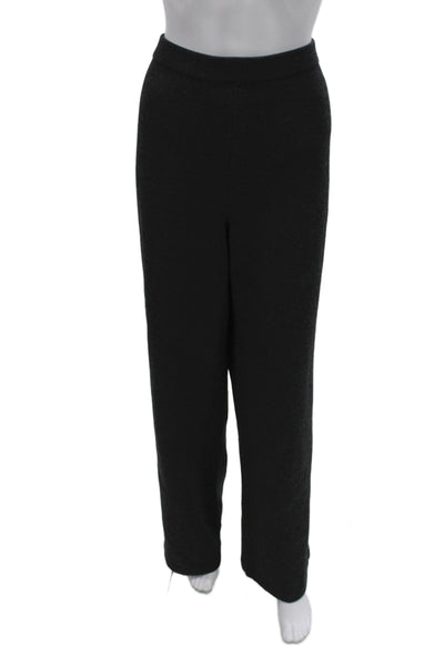St. John Collection Womens Black Dress Pants Polyester Size 14