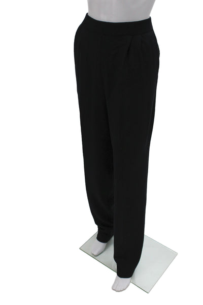 St. John Basics Unisex Dress Pants Black Polyester Size 12