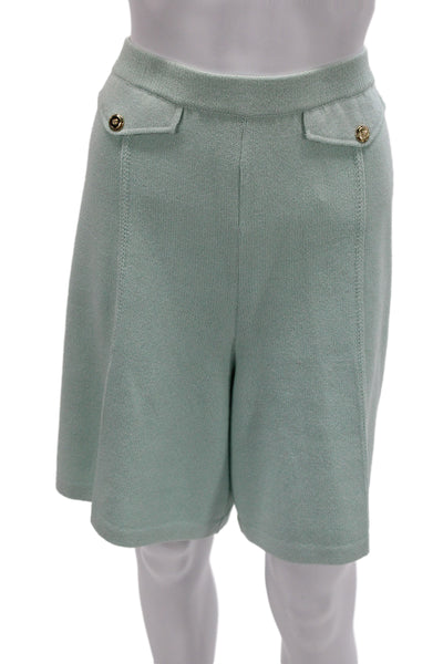 St. John Collection By Marie Gray Unisex Knit Green Shorts Size 12