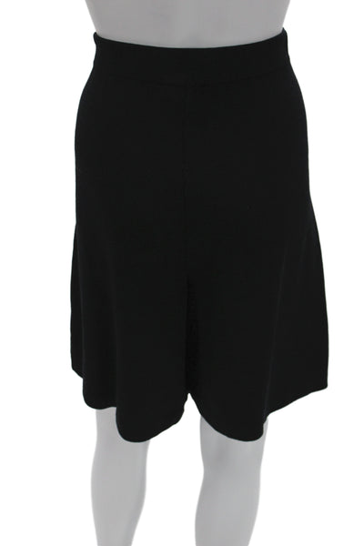 St. John Basics Unisex Black Polyester Shorts Size 12