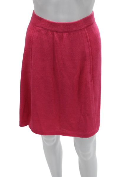St. John Collection By Marie Gray Womens A-Line Skirt Pink Size 14