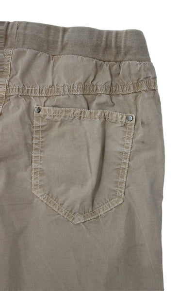 Il Gufo Childrens Boys Slim Leg Khaki Pants Beige Cotton Size 12
