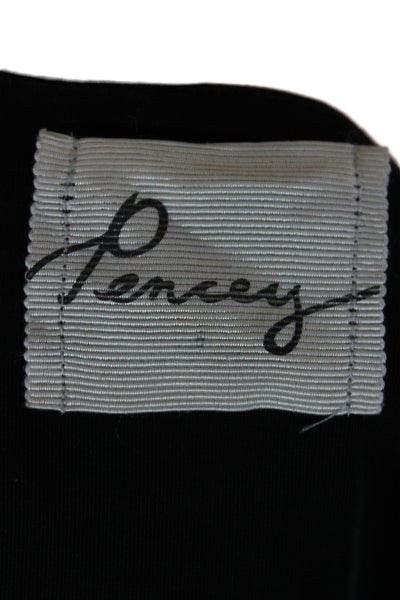 Pencey Womens Black Bodycon Mini Dress Sleeveless Hook Eye Size 2
