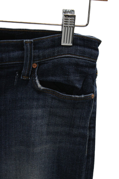 J Brand Womens Skinny Ankle Mid Rise Dark Blue Jeans Size 26