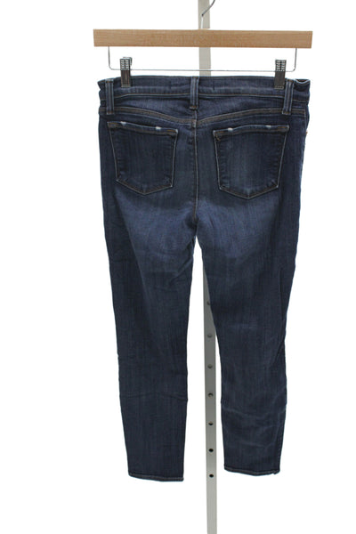 J Brand Womens Skinny Ankle Mid Rise Dark Blue Jeans Size 26