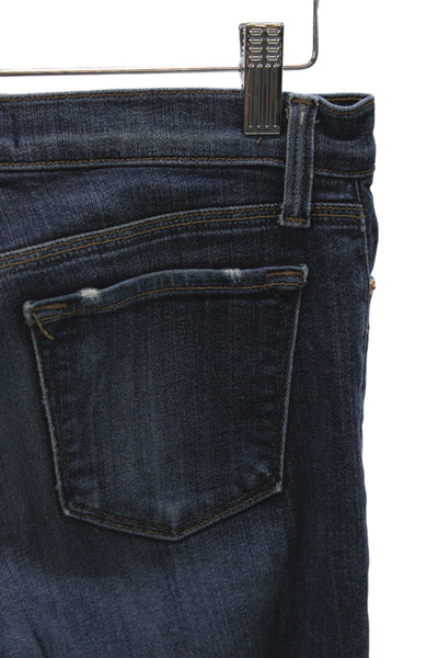 J Brand Womens Skinny Ankle Mid Rise Dark Blue Jeans Size 26