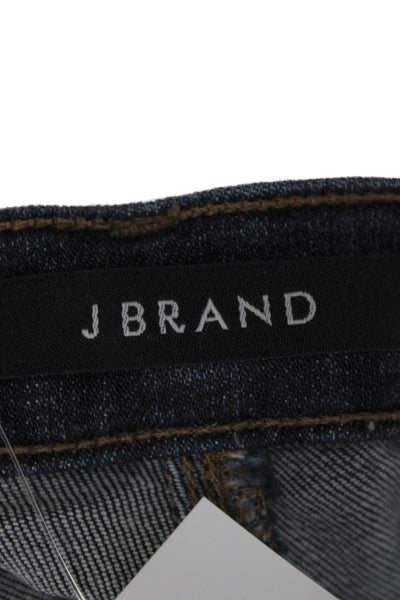J Brand Womens Skinny Ankle Mid Rise Dark Blue Jeans Size 26