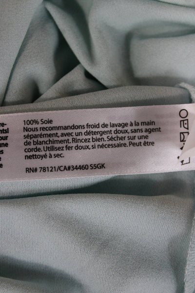 Eileen Fisher Women Light Blue Silk Sleeveless Camisole Round Neck Size 2X